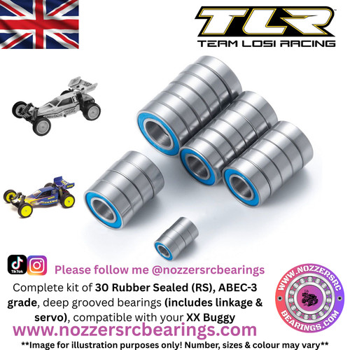 Losi complete bearing kit - complete,