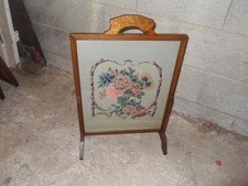 Vintage Wooden / Glass Fire