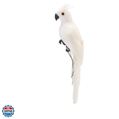 White artificial parrot - parrot, life
