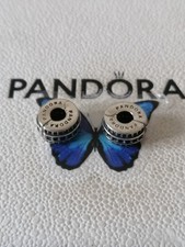 Pandora Blue Triple Line Cz Clips x 2