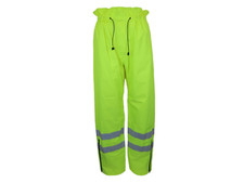 Ex Police Hi Vis Over Trousers Yaffy Model 172 Waterproof Mechanic Work Grade 1