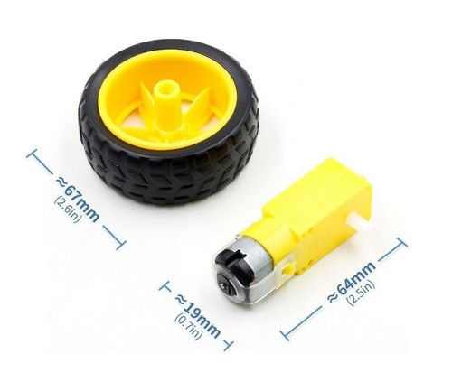 Gear motor for arduino - 4x, 2x