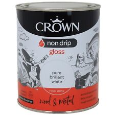 Crown Non Drip Gloss White