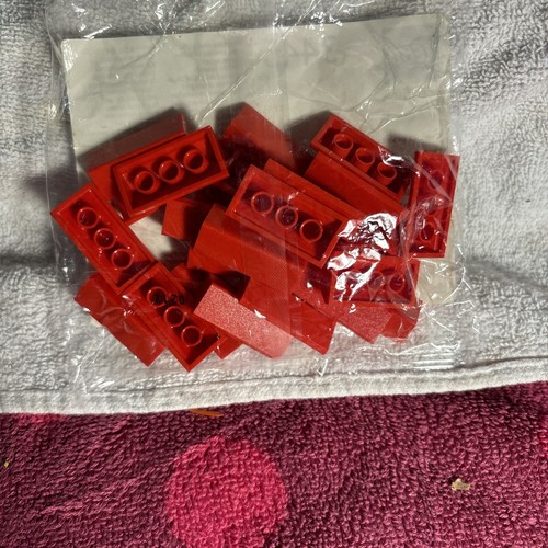Lego 3445 red roof - red, tiles