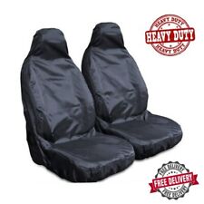 FOR SKODA FABIA & CITIGO - 1+1 Heavy Duty Waterproof Car Van Seat Cover Black
