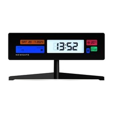 Newgate® Supergenius Alarm Black Stand Multicolour LCD Multi-function