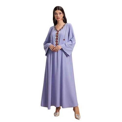 Dubai rhinestone abaya kaftan - dubai,