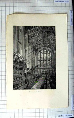 Original old antique print - original,