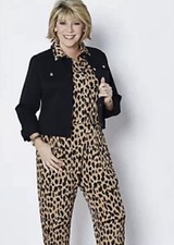 BNWT RRP £51 Ruth Langsford Twill Denim Style Jacket. Black. Size 6  