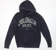 Mens UK Size L Crosshatch Blue