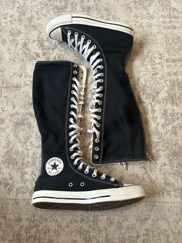 Converse knee leg boots - boots, uk