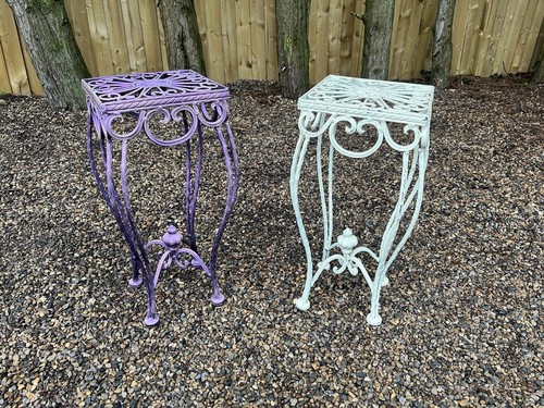 Vintage wrought iron painted - vintage,