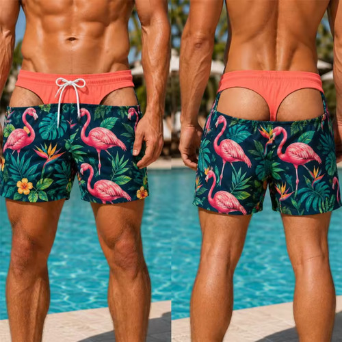 Men funny printed swim - funny,