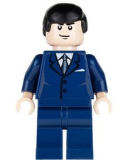 LEGO Batman I Original Bruce Wayne Dark Blue Suit bat013 - Batcave 7783 2006 New