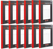 12 x Invoice books 1-80