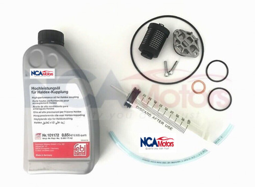 Haldex oil and filter service - and,