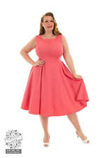 Pink Donna Swing Dress Hearts