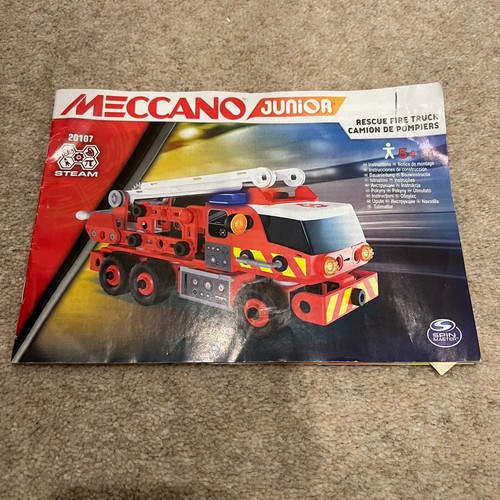 Meccano junior rescue fire - meccano,