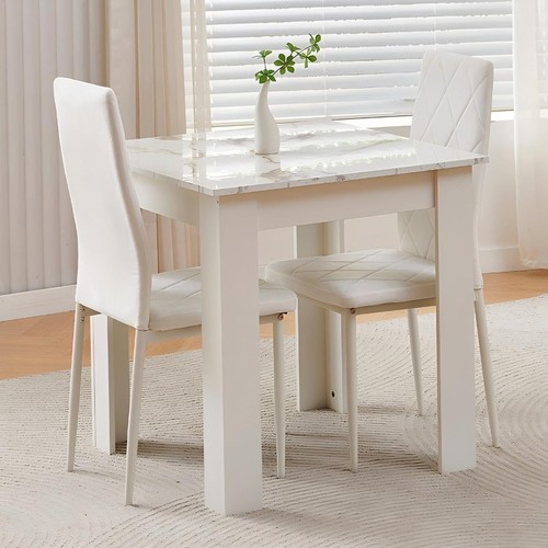 Compact dining set with - set, 2
