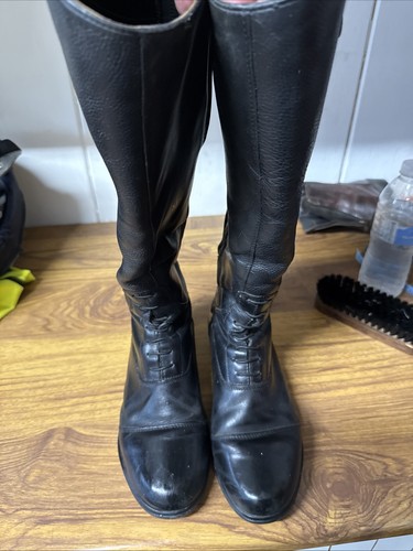 Black zip leather - leather, moretta