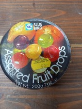 Blue Bird Assorted Fruit Drops Tin