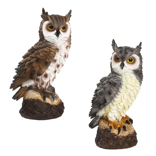 Resin owl statue fake - statue,