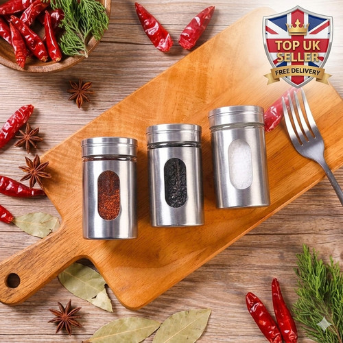 Salt and pepper shakers - pepper, pots