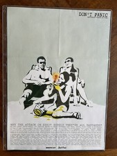 BANKSY. DON'T PANIC Poster ‘ESSO’ Original. Folded. Dismaland. POW. Walled Off