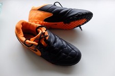 Mens Nike 5 Bomba Astro X dimple sole football boots UK 5.5 |  black Orange 2011