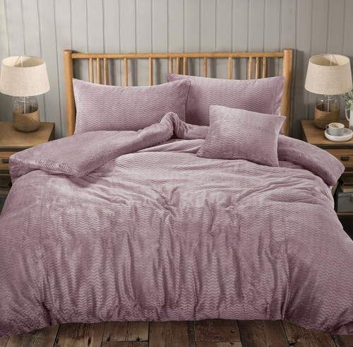 New wave waffle teddy duvet - wave,