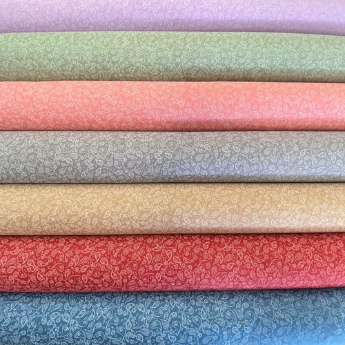 Paisley polycotton dressmaking - paisley,