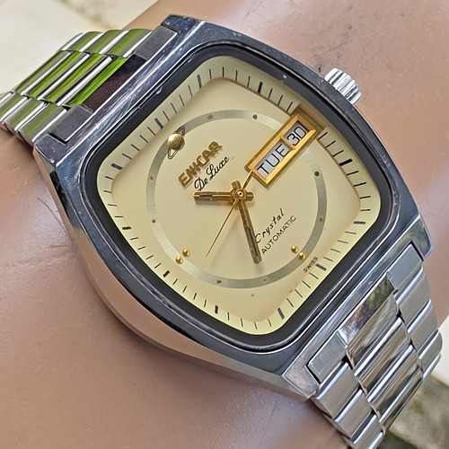 Vintage enicar deluxe men - deluxe, men's