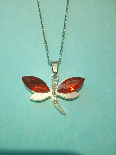 Silver butterfly charm pendant - silver,