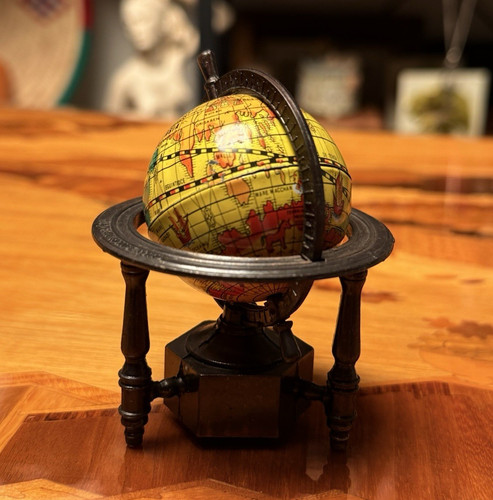 Vintage mini globe pencil - globe,
