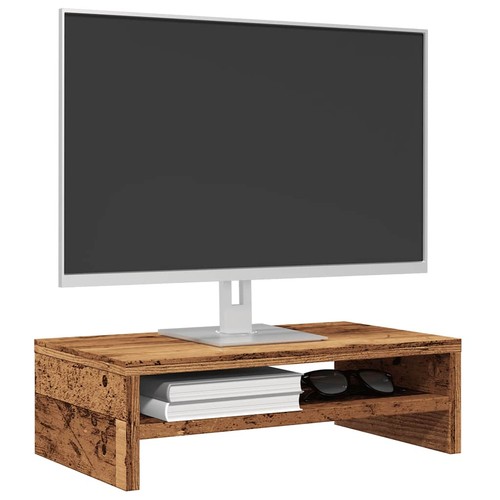 Vidaxl monitor stand old wood - monitor,
