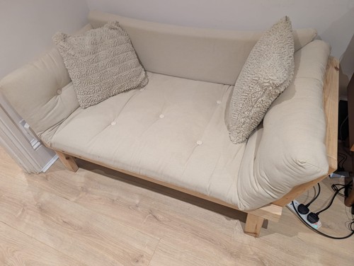 Twingle pine futon sofa bed - futon,