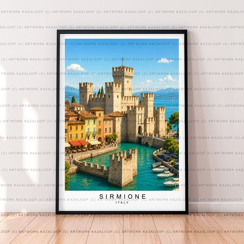 Sirmione italy unframed - italy,