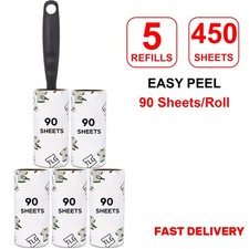 5 x 90 Sheets Per Roll Lint