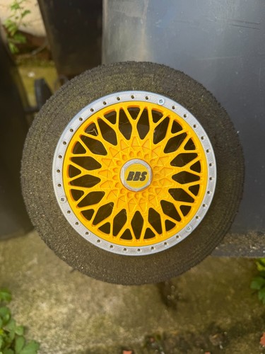 Bbs style wheel hubcaps - wheel,