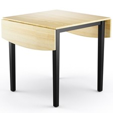 Space-Saving Wooden Dining