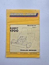 BOMFORD BANDIT 1700 TRAILED MOWER PARTS CATALOGUE