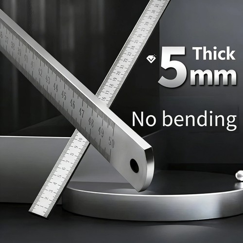50cm stainless steel ruler - steel,