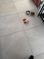 kitchen floor cream ceramic