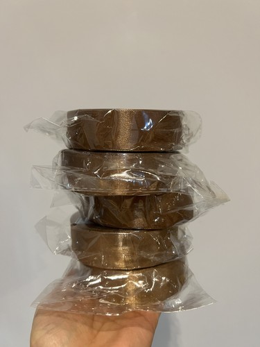 Satin ribbon rolls brown - rolls,