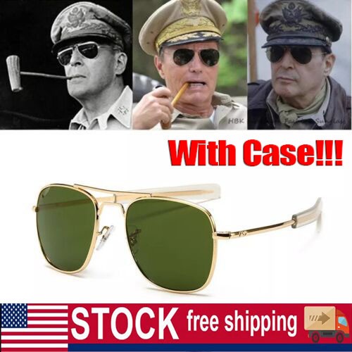 Gold metal aviator - aviator, sunglasses