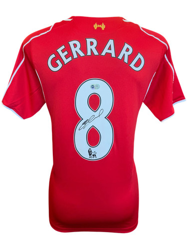 Steven gerrard signed - gerrard,