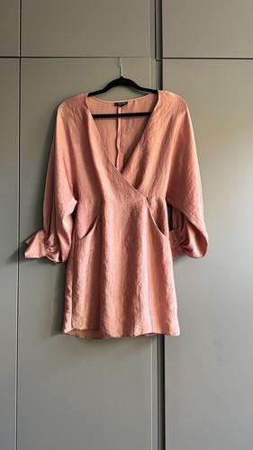 Topshop party mini faux wrap