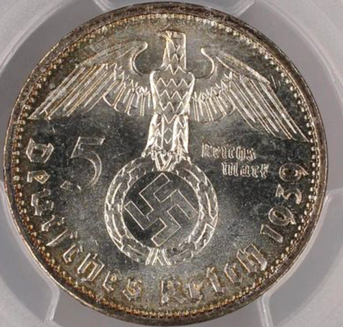 Germany ww2 silver coin - silver,