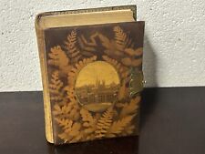 Beautiful 19th Century Mauchline Ware Photo Album With Victorian Photos 
