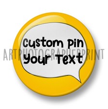 Custom Button Badge Pin, 32mm